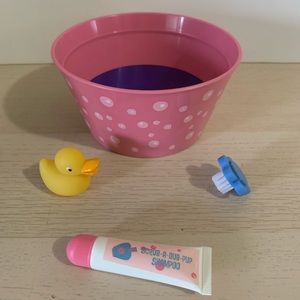 American Girl Doll Coconut Dog and Spa Accessories